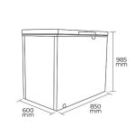 Congelador Dual 249 lts. 102.5×62.5×88.5 cm Maigas - Imagen 6