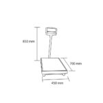 Balanza electrónica 300 kg Maigas - Imagen 5