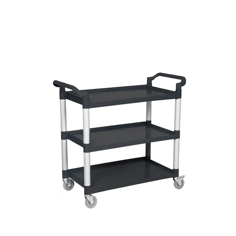CARRO-LUSTER-NEGRO-102 Carro multiuso LUSTER Negro – 102 x 50 x 96 cm - Imagen 1