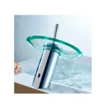 Griferia Vanitorio De Vidrio Cascada Acero Cromado 10 Cms - Imagen 5