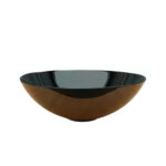 Lavamanos De Loza Negro Sobreponer Dechaus 40x14 Cms Acb183 - Imagen 2