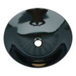 Lavamanos De Loza Negro Sobreponer Dechaus 40x14 Cms Acb183 - Imagen 3