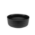 Lavamanos Sobreponer Dechaus Relieves Negro 36x12cm Acb8221 - Imagen 2