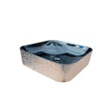 Lavamanos Sobreponer Dechaus Vitreou Plata-ne 43x43 Acb7010 - Imagen 3