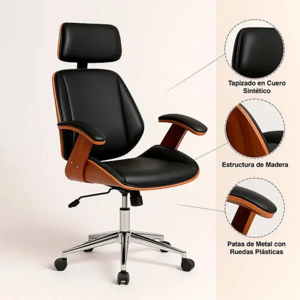 Silla de escritorio ejecutiva Bosco M+Design - Imagen 5