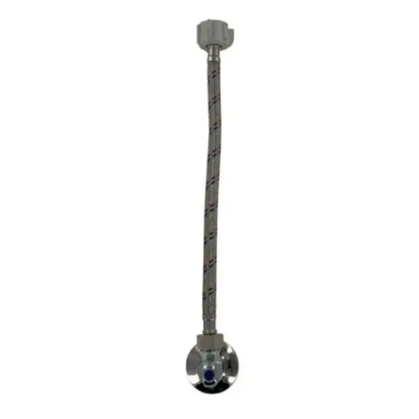 Kit Flexible 1/2×7/8x30cms C/llave Angular Para Wc - Imagen 6