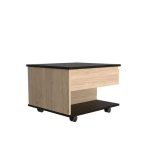 Mesa De Centro Funcional Rovere-wengue Mrw 6268 55x50x39-70 - Imagen 7