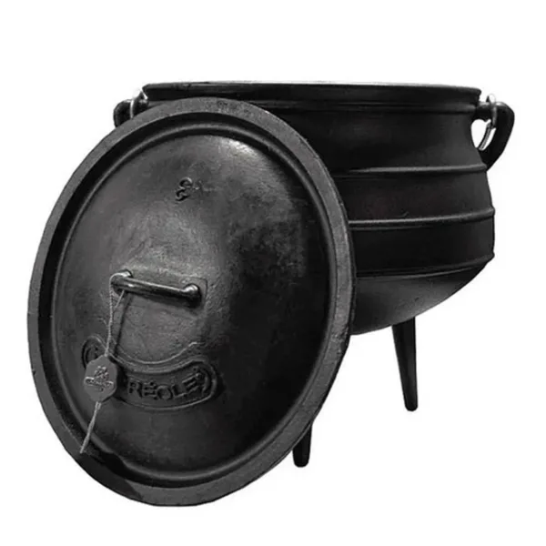 Olla Vintage Hierro Fundido 10lts 25 Cms Creole - Imagen 2