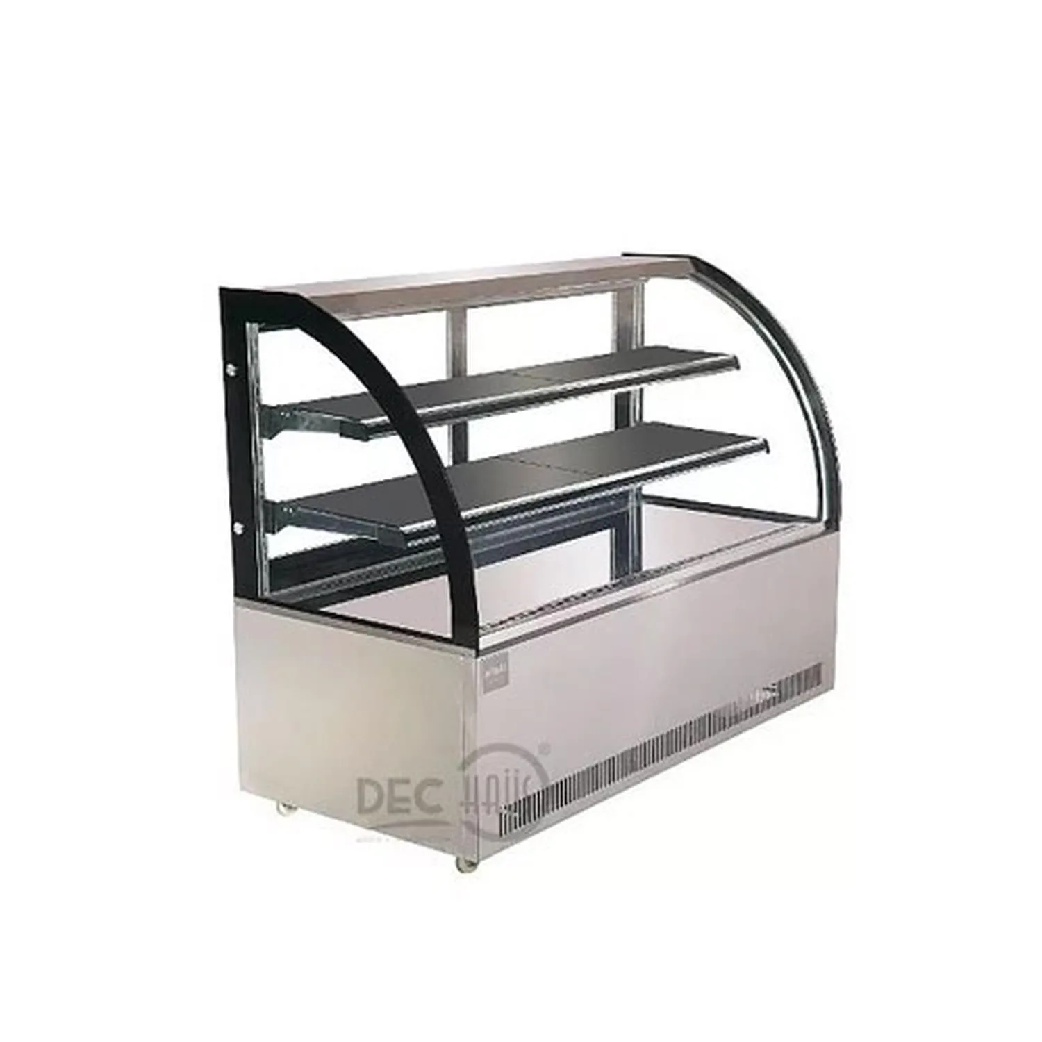Vitrina Pastelera Refrigerada Curva 530 Lts 150x70