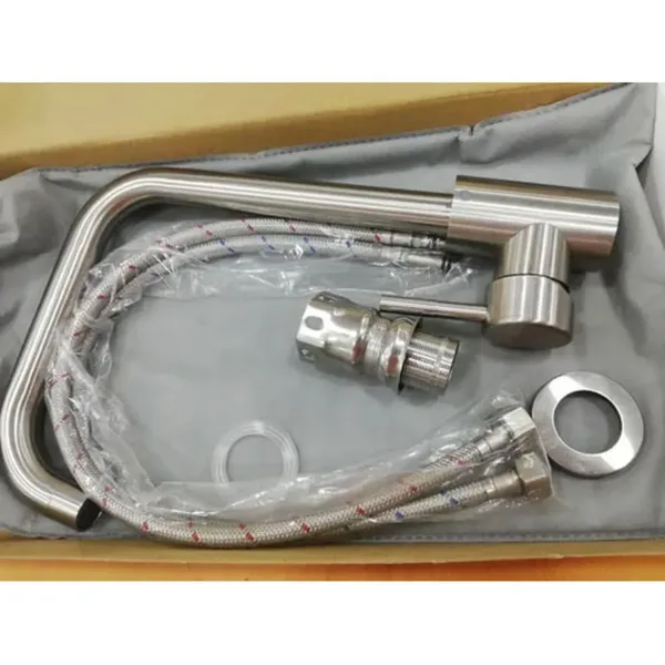 Llave Monomando Lavaplatos Acero Inox. Sus304 - Imagen 4