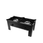 Anafe Negro 2 Platos Bajo 43x43 Maigas - Imagen 3