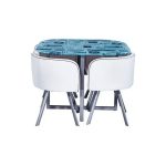 Comedor 4 Sillas 90x90x73 Cms Sellos M+design