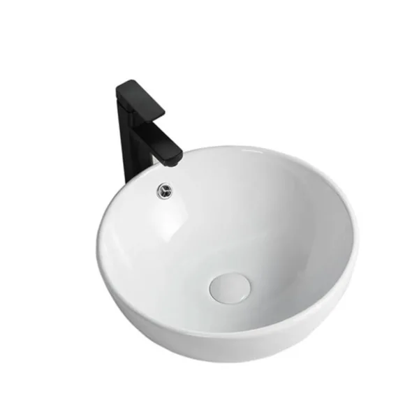 Lavamanos Sobreponer SLC8002B / 43x43x17cm No incluye grifería - Imagen 2