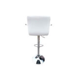 Silla Taburete Bar Dec Haus Metal-ecocuero 62-82 Cm J10-10 Blanco - Imagen 4