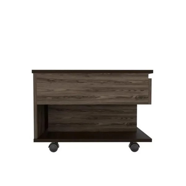 Mesa Centro Funcional 55x50x39-70 Cms Coñac-Wengue - Imagen 4