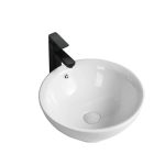 Lavamanos Sobreponer SLC815B / 42x42x17cm No incluye grifería - Imagen 3