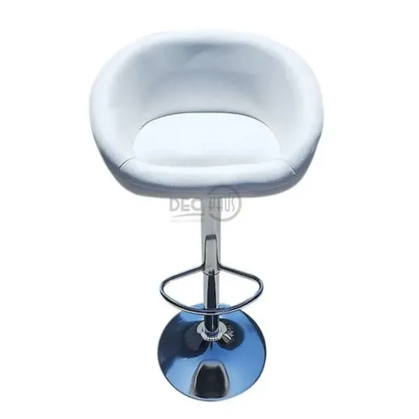Silla Bar Bemus 62-82 Cms Alt. Total 103cm Ecocuero Blanco - Imagen 3