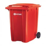 Contenedor de Basura Plástico 360 Lt Alemán AZUL-ROJO-AMARILLO - Imagen 3