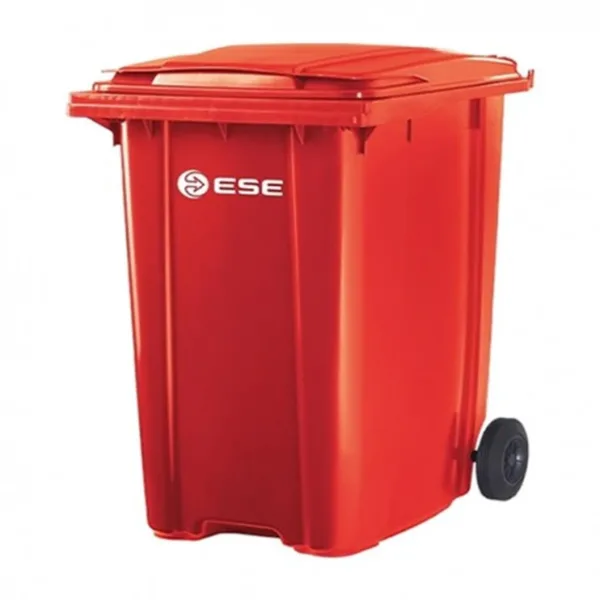 Contenedor de Basura Plástico 360 Lt Alemán AZUL-ROJO-AMARILLO - Imagen 3