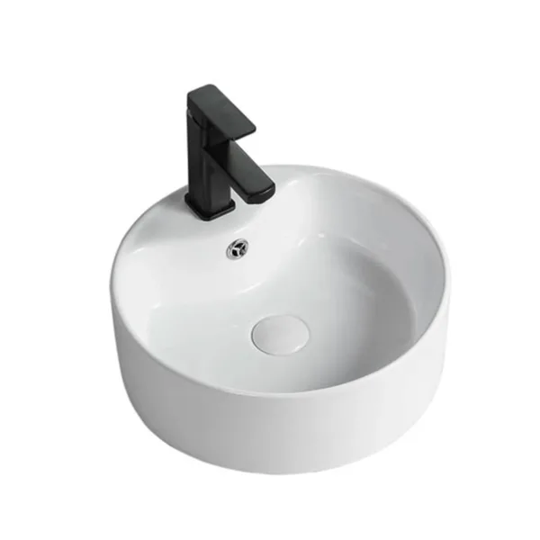 Lavamanos Sobreponer SLC8011B / 41x41x14cm No incluye grifería - Imagen 4