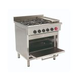 Cocina 4 platos, 1 horno, plancha churrasquera