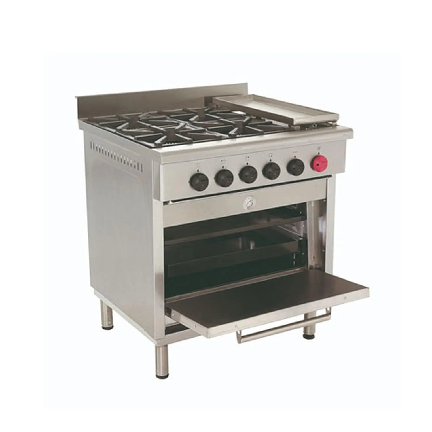 60102269 Cocina 4 platos, 1 horno, plancha churrasquera - Imagen 1