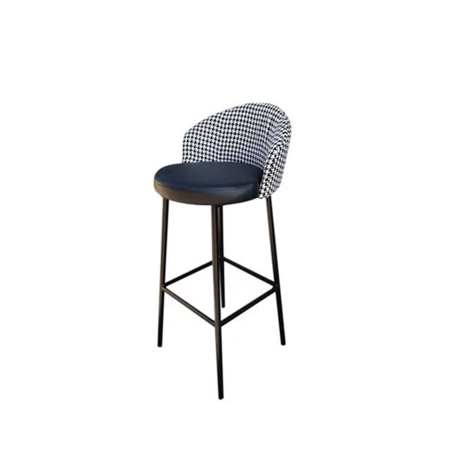 60102501 Silla Taburete Bar Dechaüs Cuero-metal 76x38cm J8-46 - Imagen 1