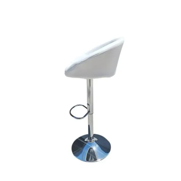 Silla Bar Bemus 62-82 Cms Alt. Total 103cm Ecocuero Blanco - Imagen 4