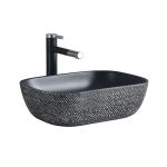 Lavamanos Sobreponer SLC895-ARENA PLATEADA / 45,5x32x13,5cm No Incluye Grifería - Imagen 2