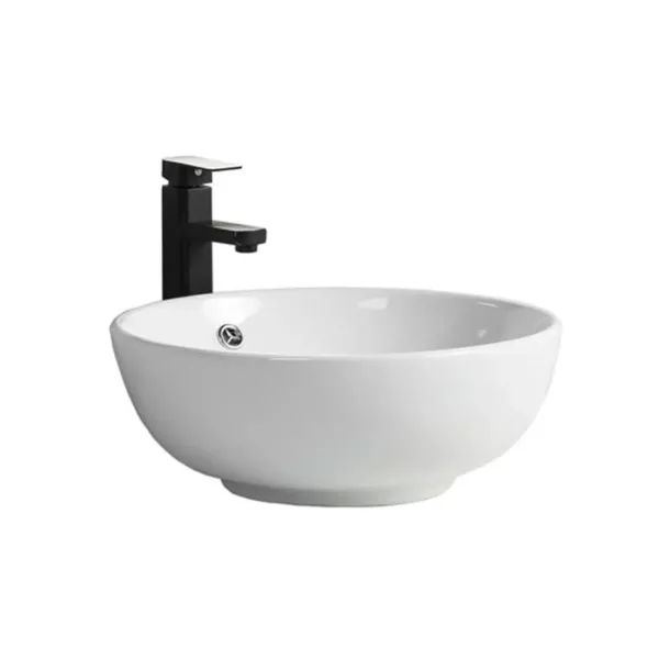 Lavamanos Sobreponer SLC8002B / 43x43x17cm No incluye grifería - Imagen 4