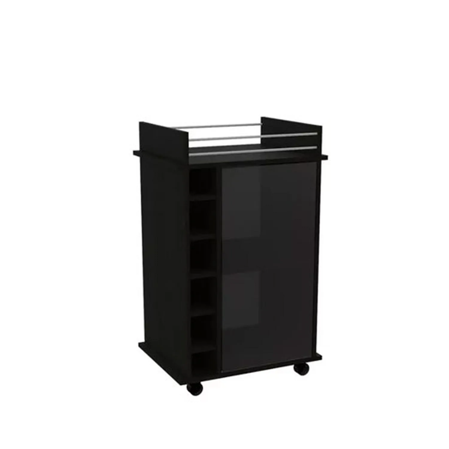 Bar Dukat Madera Vidrio C/ruedas 55x42x89cm Mlw 2126/ - Imagen 8