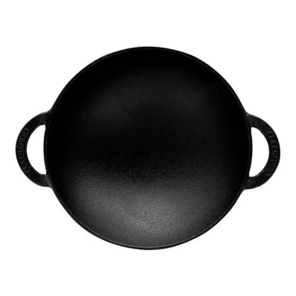 Wok Fierro Fundido 30 Cms La Creole - Imagen 4