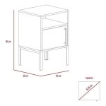 Velador Soho S60 Bellota-madera Metal Mlb 7209 40x35x60 - Imagen 6