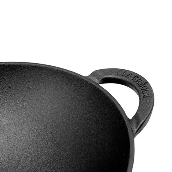 Wok Fierro Fundido 30 Cms La Creole - Imagen 5
