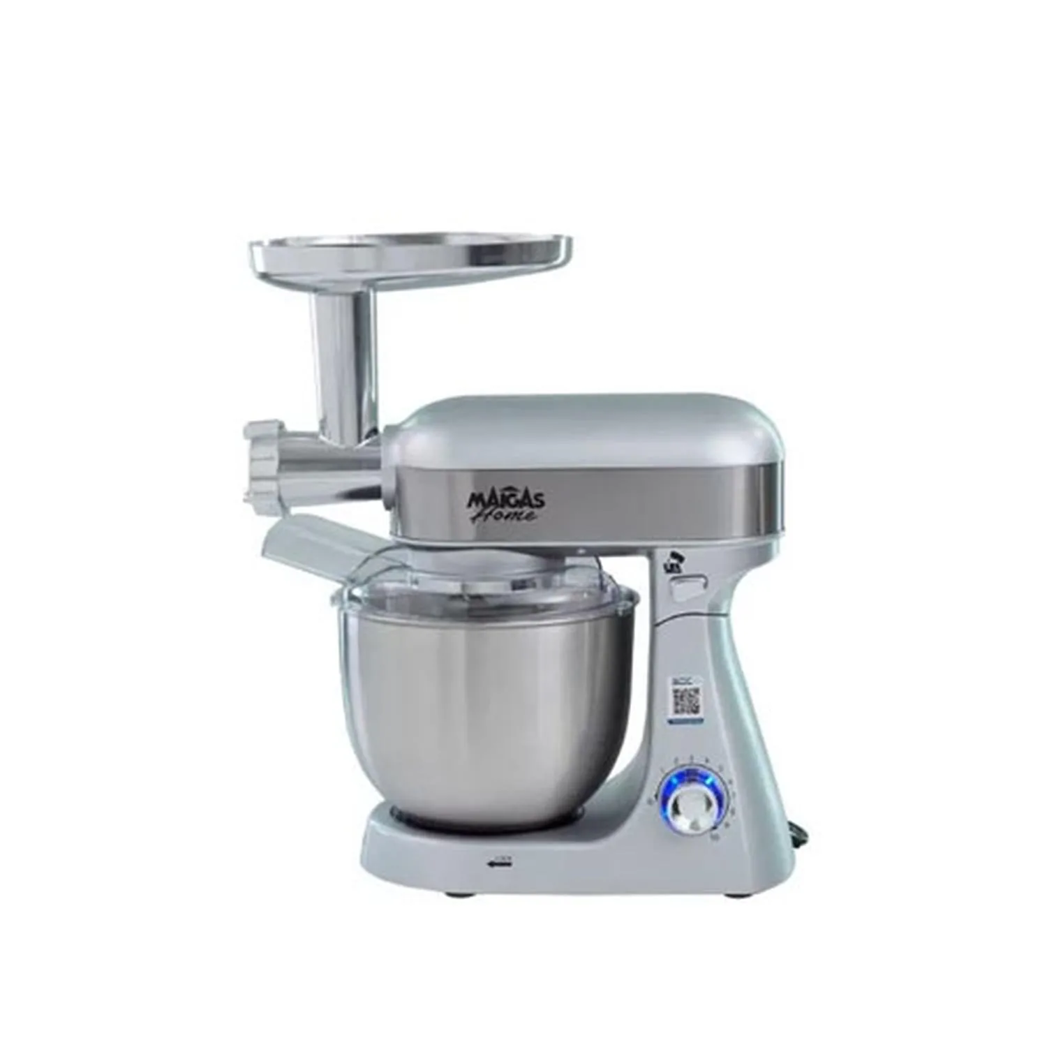 60101409 Batidora 5lts + Molino De Carne Lorenza 1000w 220v Silver - Imagen 1