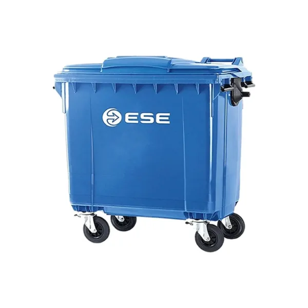 Contenedor de Basura Plástico 770 Lt Alemán AZUL-ROJO-AMARILLO - Imagen 3