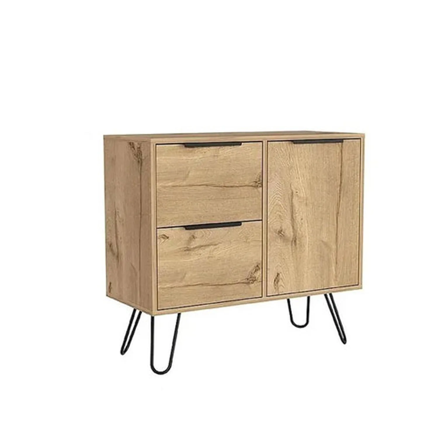 Comoda Doble Concept D-73 2p+1c 83x35x69 Cms Duna Wengue - Imagen 6