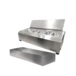 Salsero 5 estaciones con bandeja de frio 700