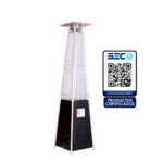 ESTUFA CALEFACTOR EXTERIOR PIRAMIDE 13 KW