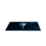 Lavamanos Cubierta Vidrio Templado Black 120x46 Cm