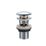 Desague 1 1/4 PuLG Popup Tapon Cromado Con Rebalse