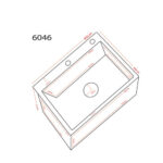 Lavaplatos Deluxe Domsa MDS6046-Black Sobre Cubierta / 60x46x21cm (Incluye Accesorios) - Imagen 3