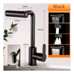 Llave Grifo Cocina 4 Modos, Giratorio 360° Extraible Dechaus - Imagen 3