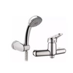 Llave Monomando Ducha Abs Blue Gl10012