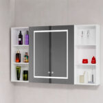 Mueble Botiquin Espejo LED Antiempañante Domsa MMR-100 Blanco / 98x80x14cm - Imagen 2