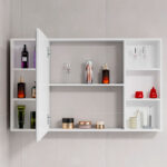 Mueble Botiquin Espejo LED Antiempañante Domsa MMR-100 Blanco / 98x80x14cm - Imagen 3