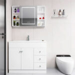 Mueble Botiquin Espejo LED Antiempañante Domsa MMR-100 Blanco / 98x80x14cm - Imagen 4