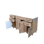 Mueble Lavaplatos Doble W Domsa PVC150W 150x90x47cm - Imagen 2