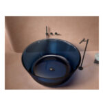 Tina Isla Resina transparente Azul 130x130x56 cms ARB1008 - Imagen 2