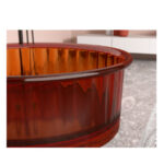 Tina Isla Resina transparente  Café 150x150x52 ARB2012 - Imagen 2